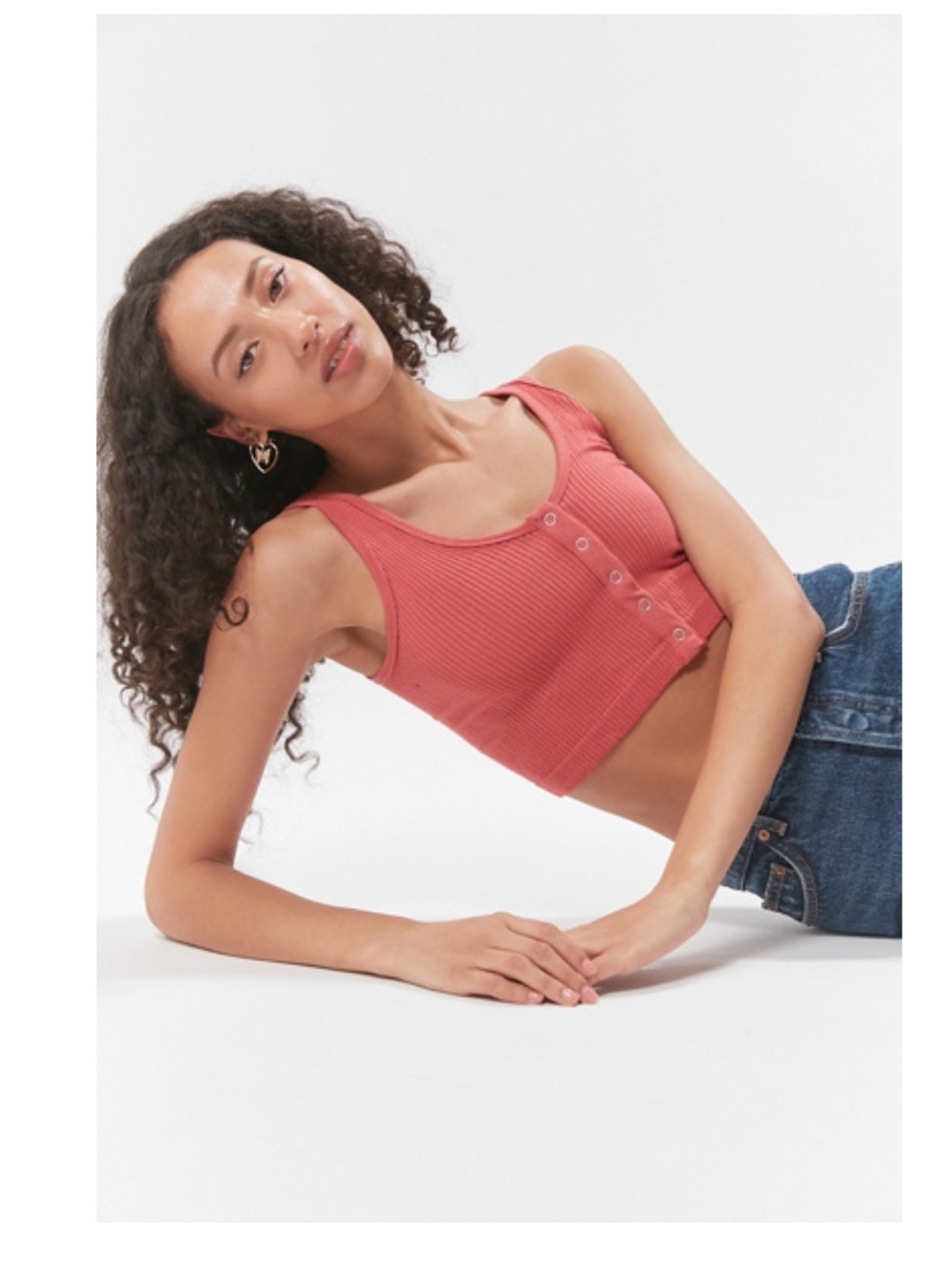 Out from Under Urban Outfitters Drew Seamless Snap-Front Bra Top